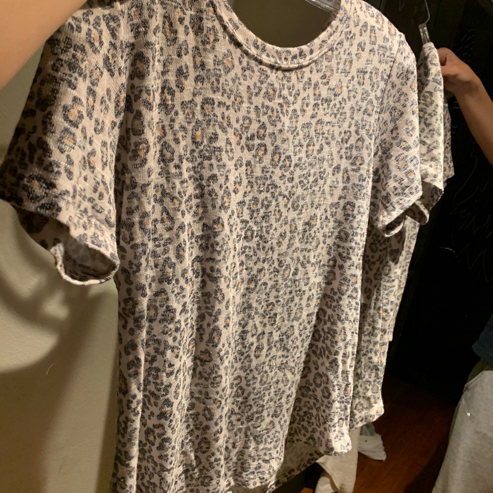 Cheetah print soft shirt